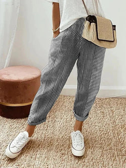 Donna™ - pruhované kalhoty