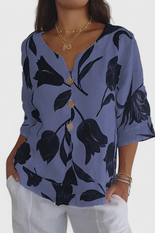 Laura | Pohodlná halenka s výstřihem do V