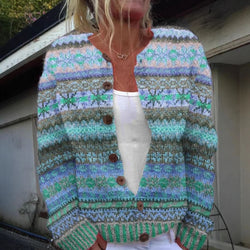 Cathrin | Cardigan s potiskem