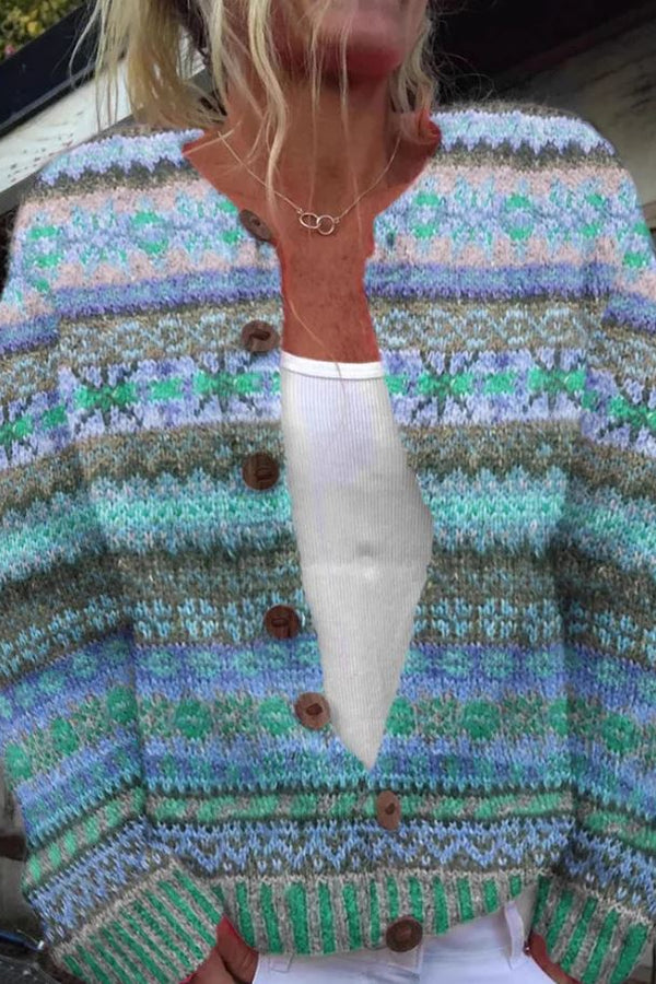 Cathrin | Cardigan s potiskem
