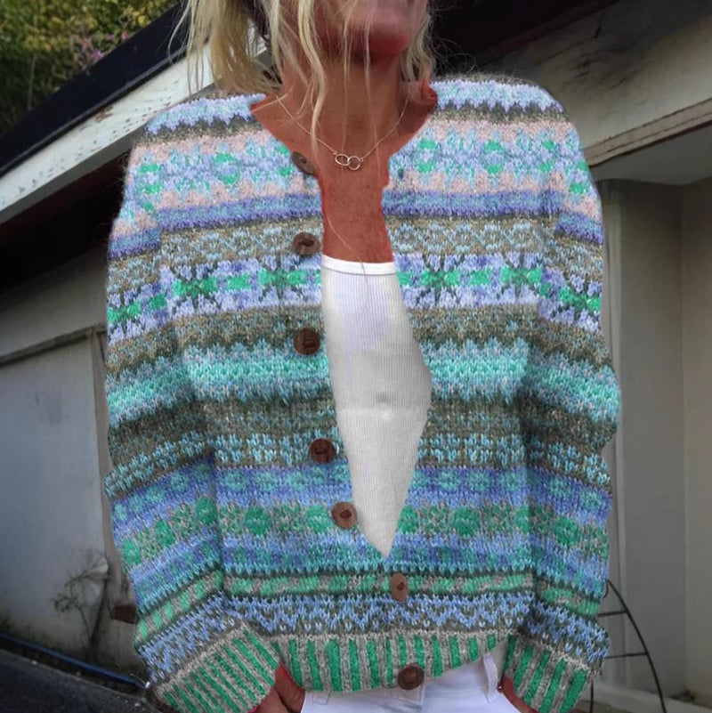 Cathrin | Cardigan s potiskem