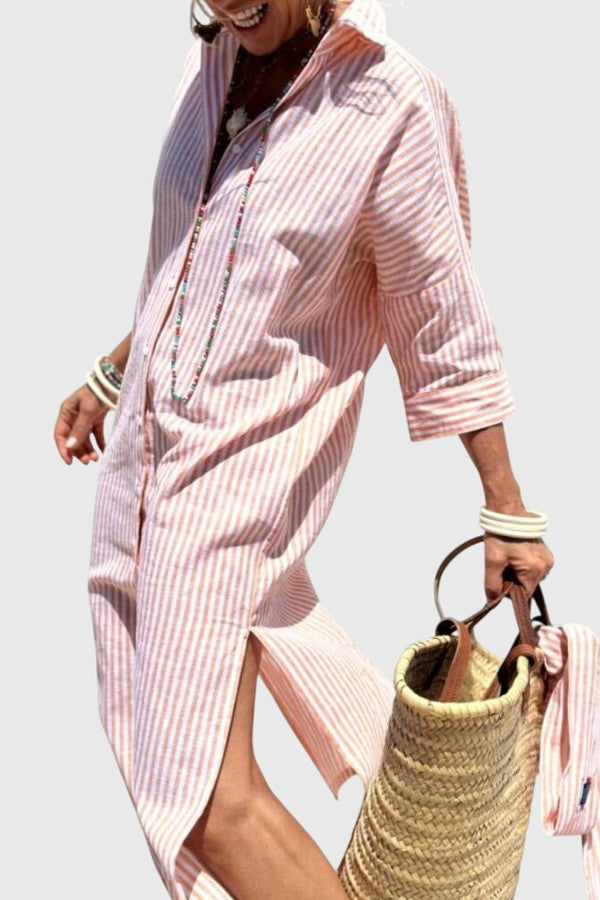 Ellen™ | Klasické pruhované šaty