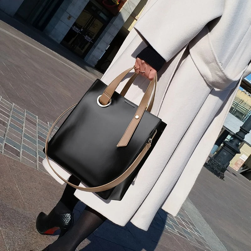 Amelia™ Minimalistický Esenciální | Elegantní Strukturovaná Taška Tote