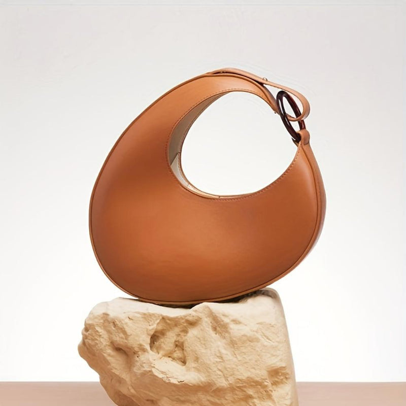 Sophia™ Moderní minimalistická | Elegantní jednobarevná kabelka Hobo