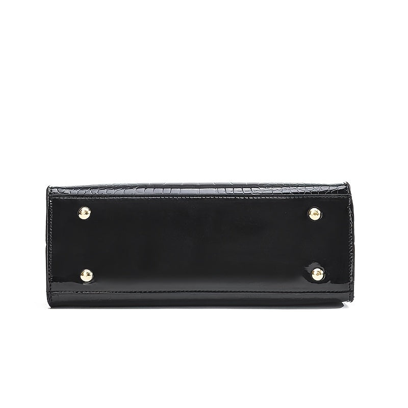 Brooklyn™ Shine | Luxusní taška s krokodýlím vzorem