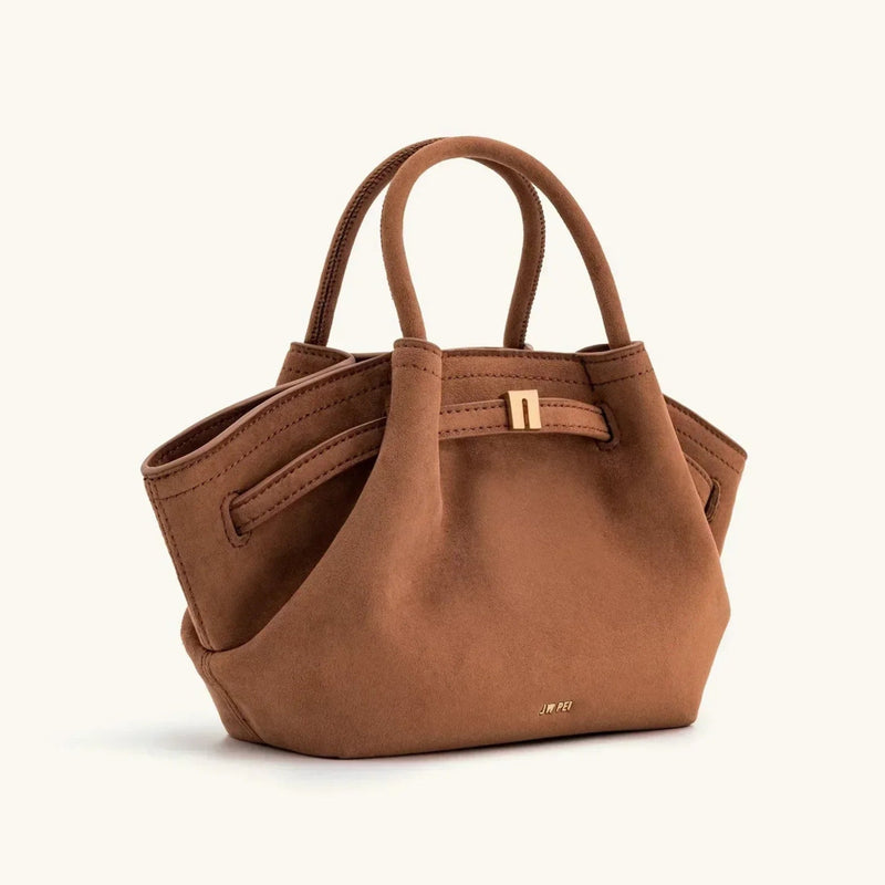Riley™ - Malá kožená semišová podpažní taška