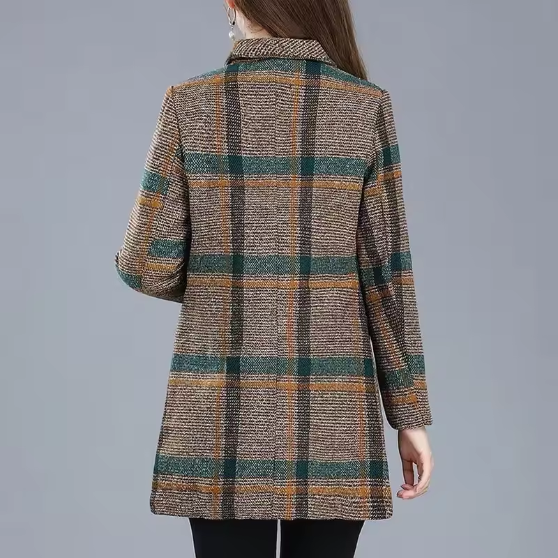 Aubrey™ - Elegantní kárované sako