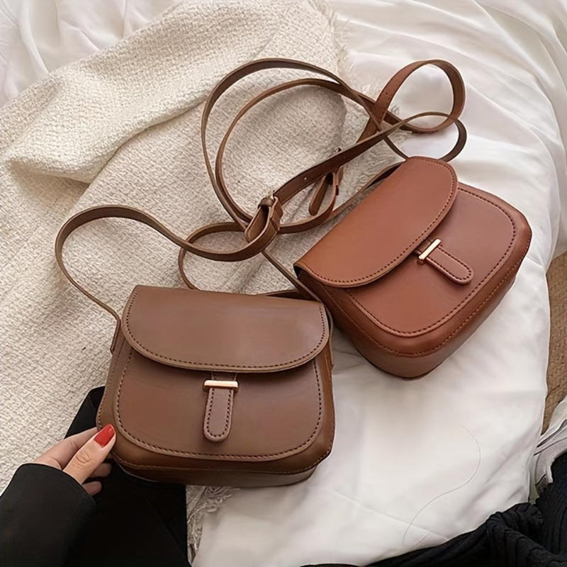 Aria™ Retro Grace | Elegantní sedlová crossbody taška