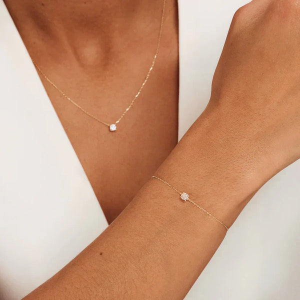 Sada kamenů Cléa Moissanite | Zlato