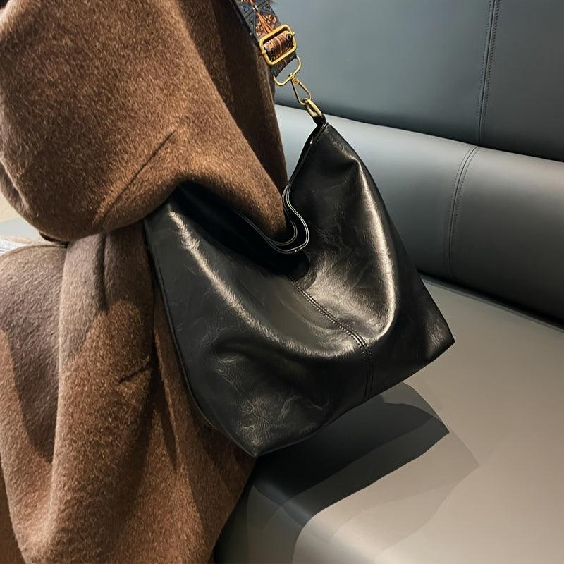 Alora - Vintage kožená crossbody kabelka z PU kůže