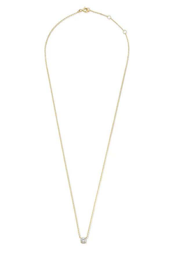 Náhrdelník s kamenem Moissanite Cléa | Zlato