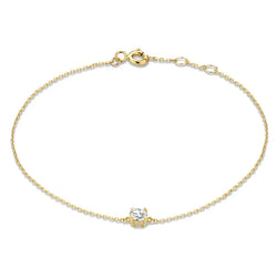 Náramek s kamenem Moissanite Cléa | Zlato