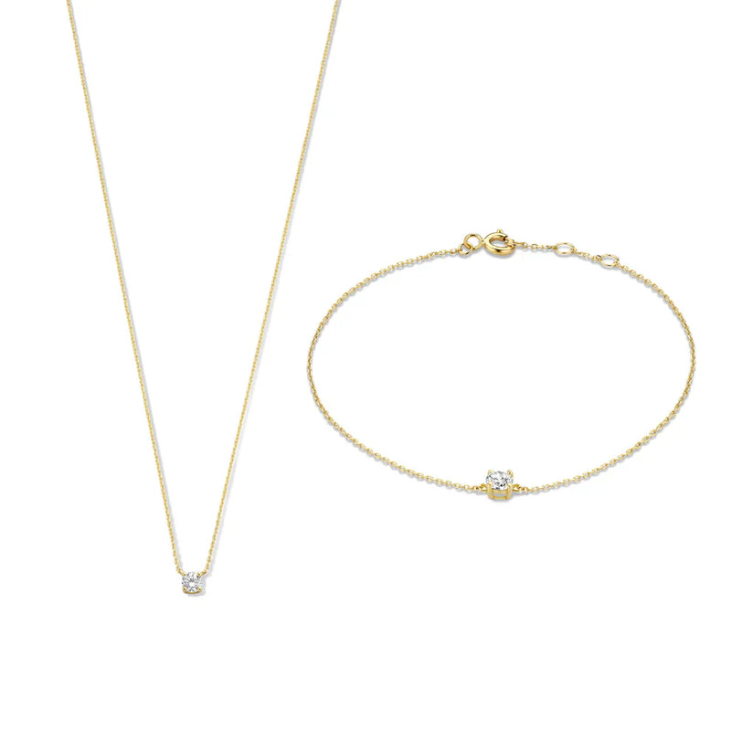 Sada kamenů Cléa Moissanite | Zlato