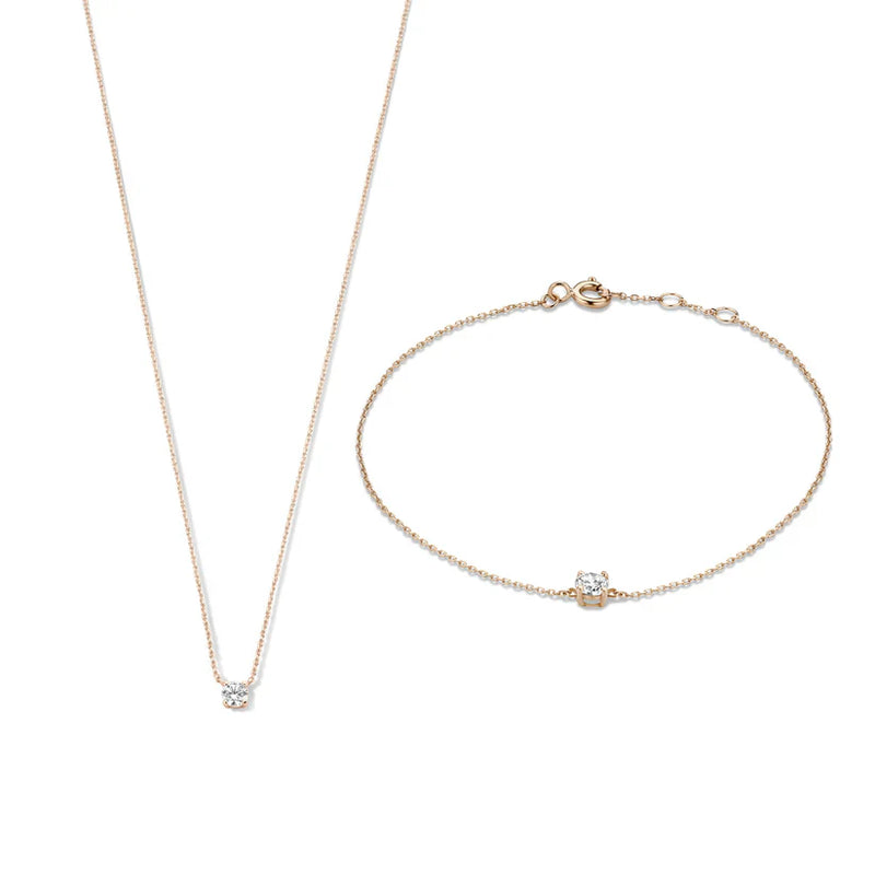 Sada kamenů Cléa Moissanite | Zlato