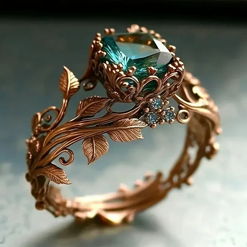 Prsten Forestlight Crystal | Růžové zlato