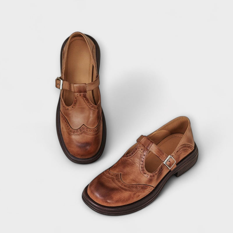 Elegantní kožené Mary Janes