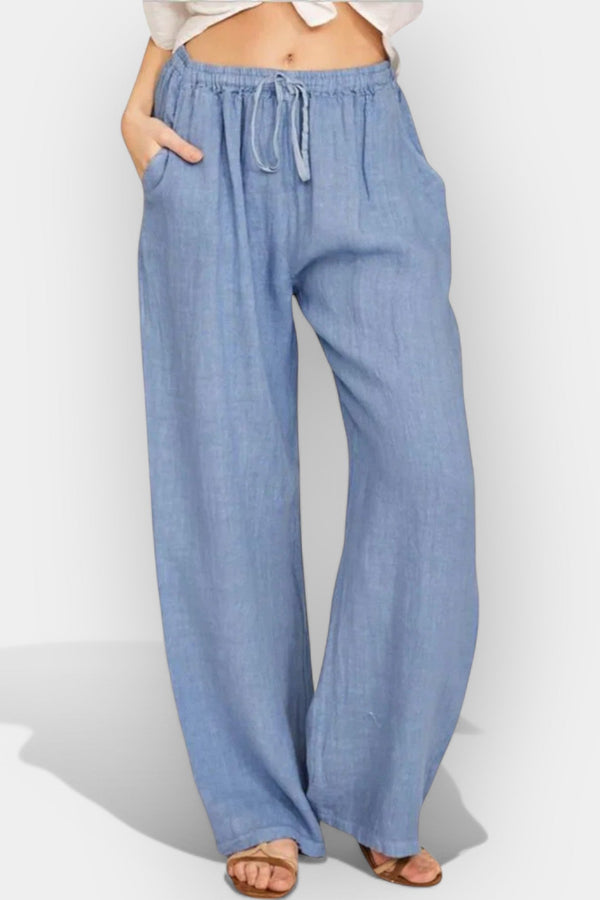Lehké lněné kalhoty