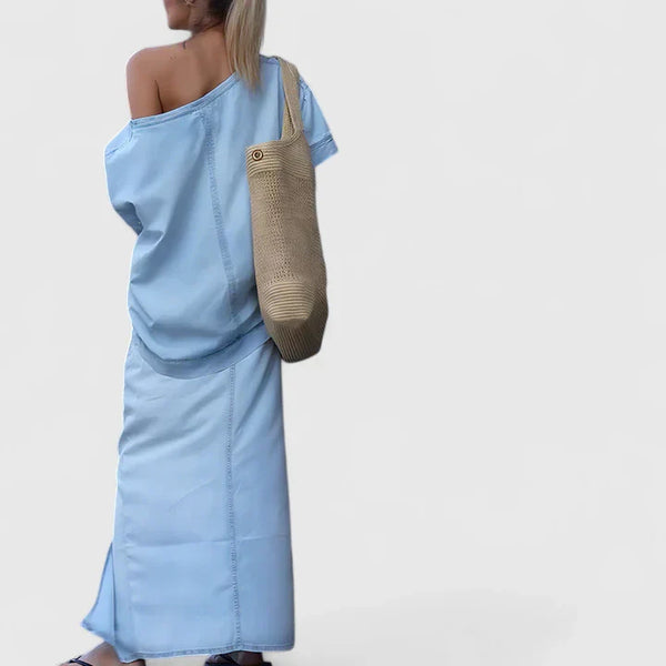 Averlynn | Elegantní maxi sukně set