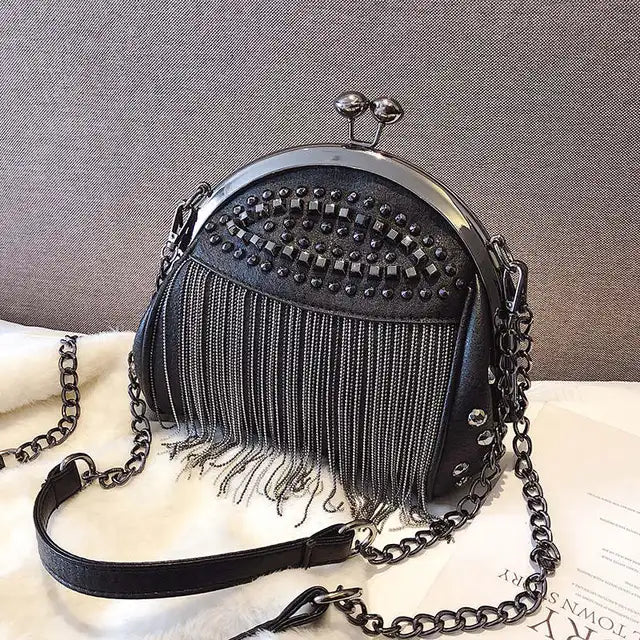 Kabelka Lina™ s uzávěrem Kiss-Lock | Retro elegantní nezbytnost