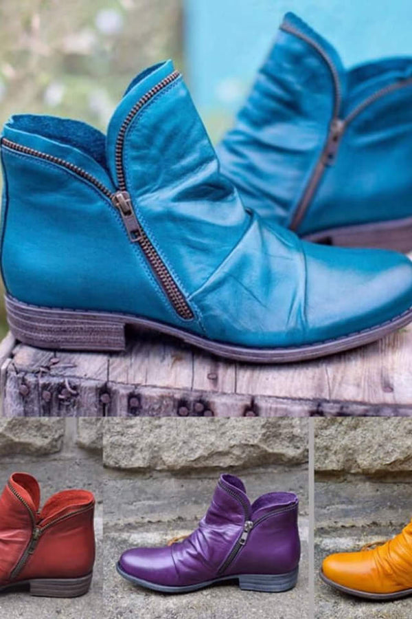 Marjorie | Stylové kotníkové boty na zip