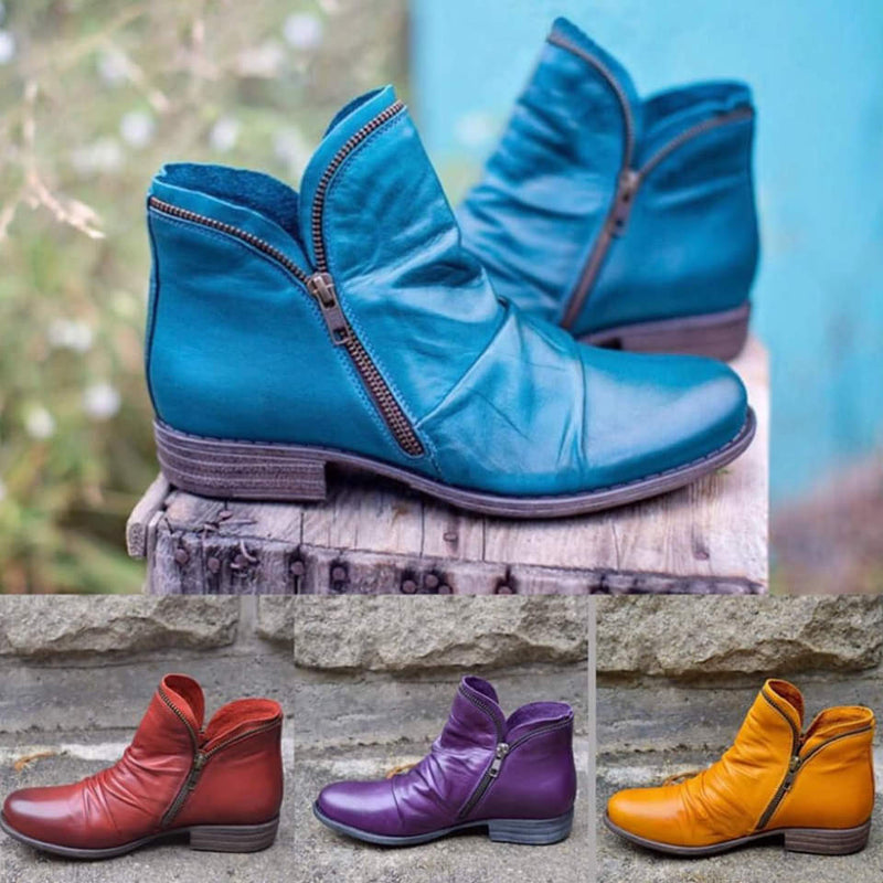 Marjorie | Stylové kotníkové boty na zip