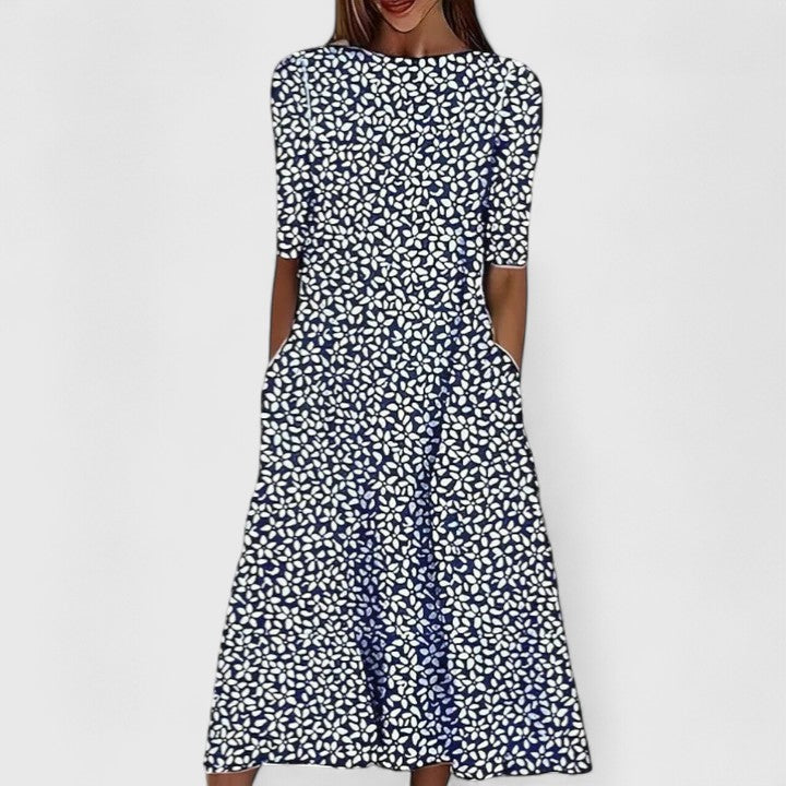 Sarah | Elegantní midi šaty